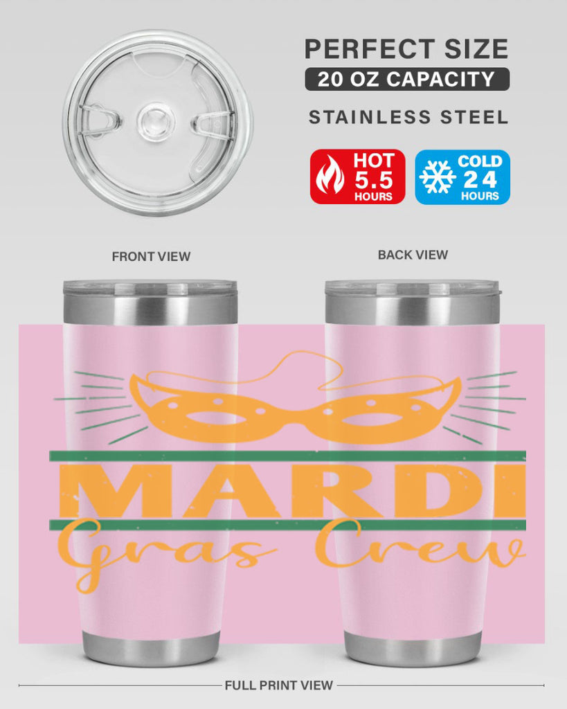 mardi gras crew 48#- mardi gras- Tumbler