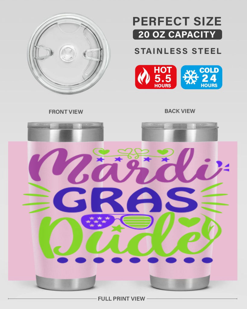 mardi gras dude 9#- mardi gras- Tumbler