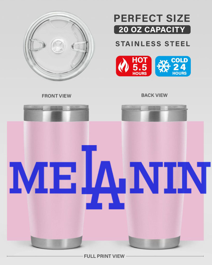 melanin la 77#- black words phrases- Cotton Tank