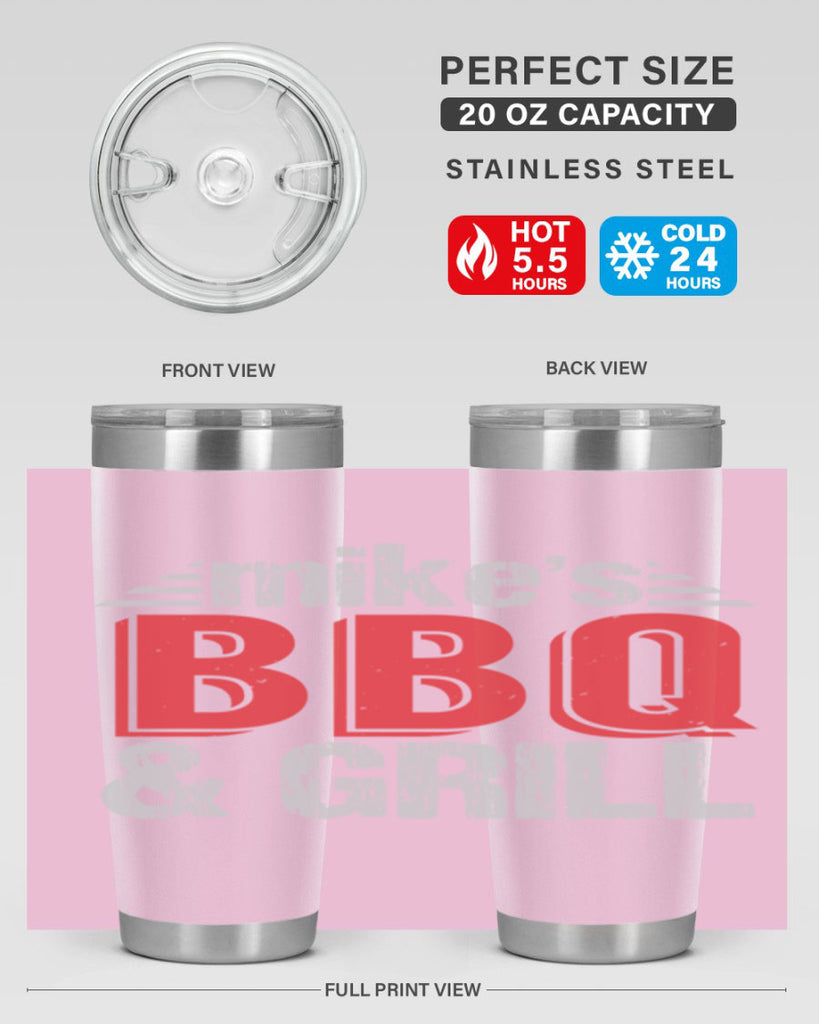 mikes bbq and grill 23#- bbq- Tumbler