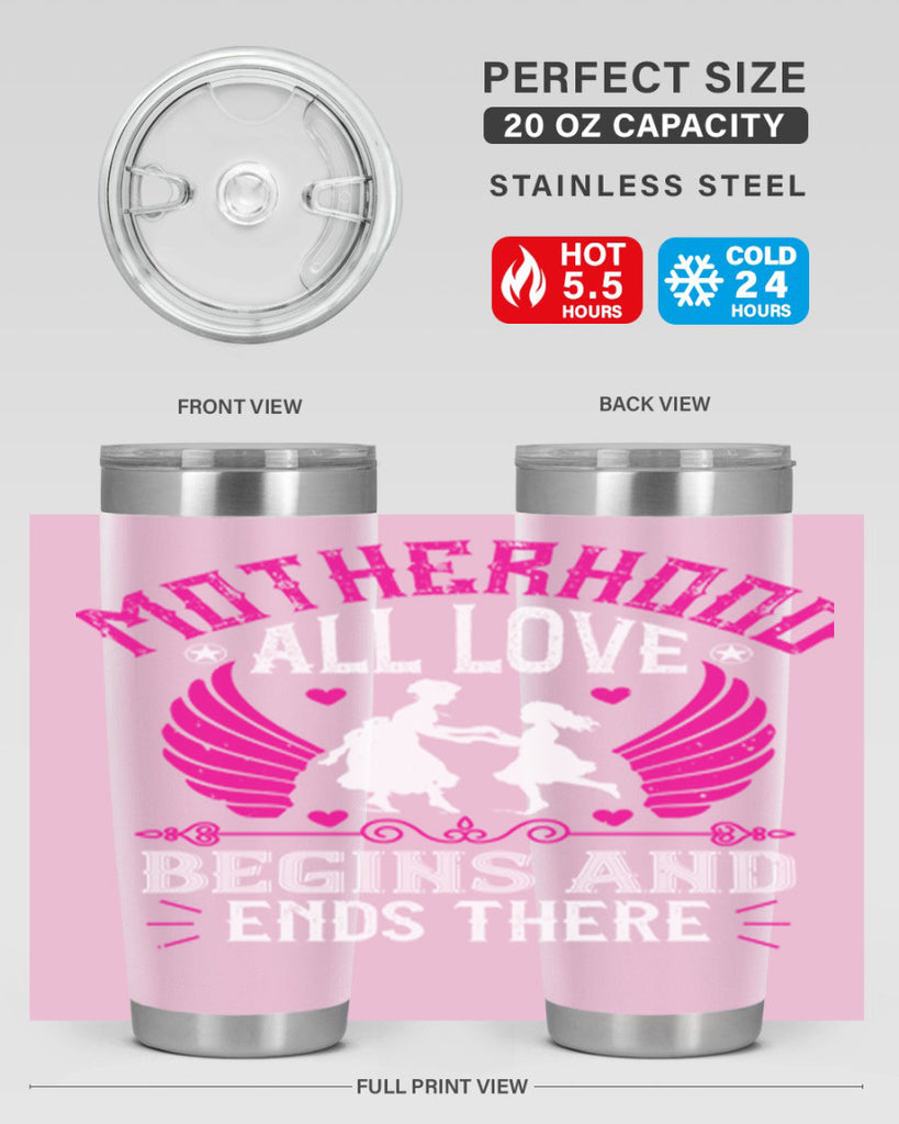 motherhood all love 57#- mothers day- Tumbler