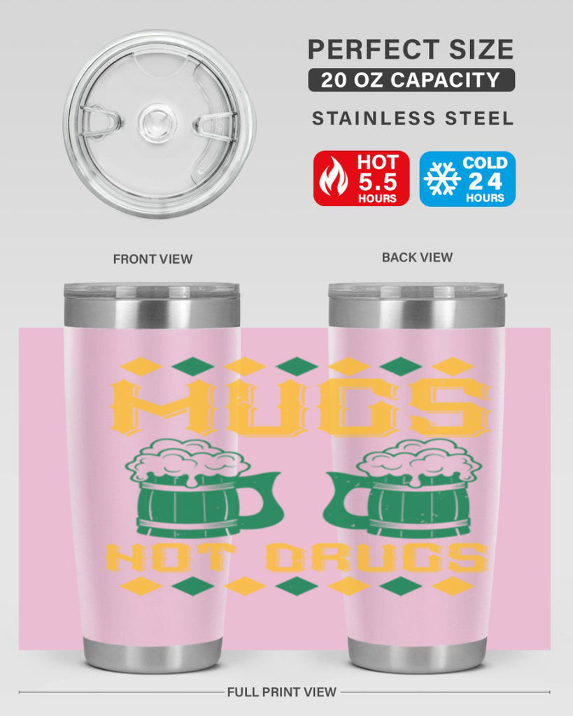 mugs not drugs 59#- beer- Tumbler