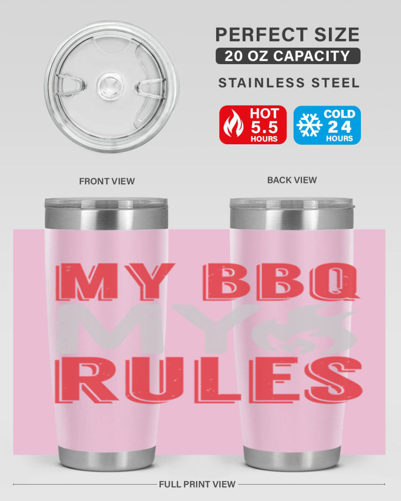 my bbq my rule 22#- bbq- Tumbler