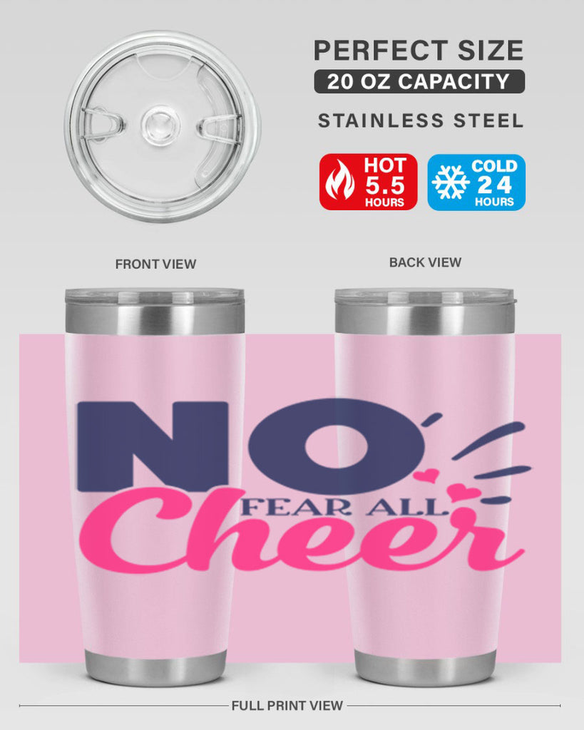 no fear all cheer 1728#- cheer- Tumbler
