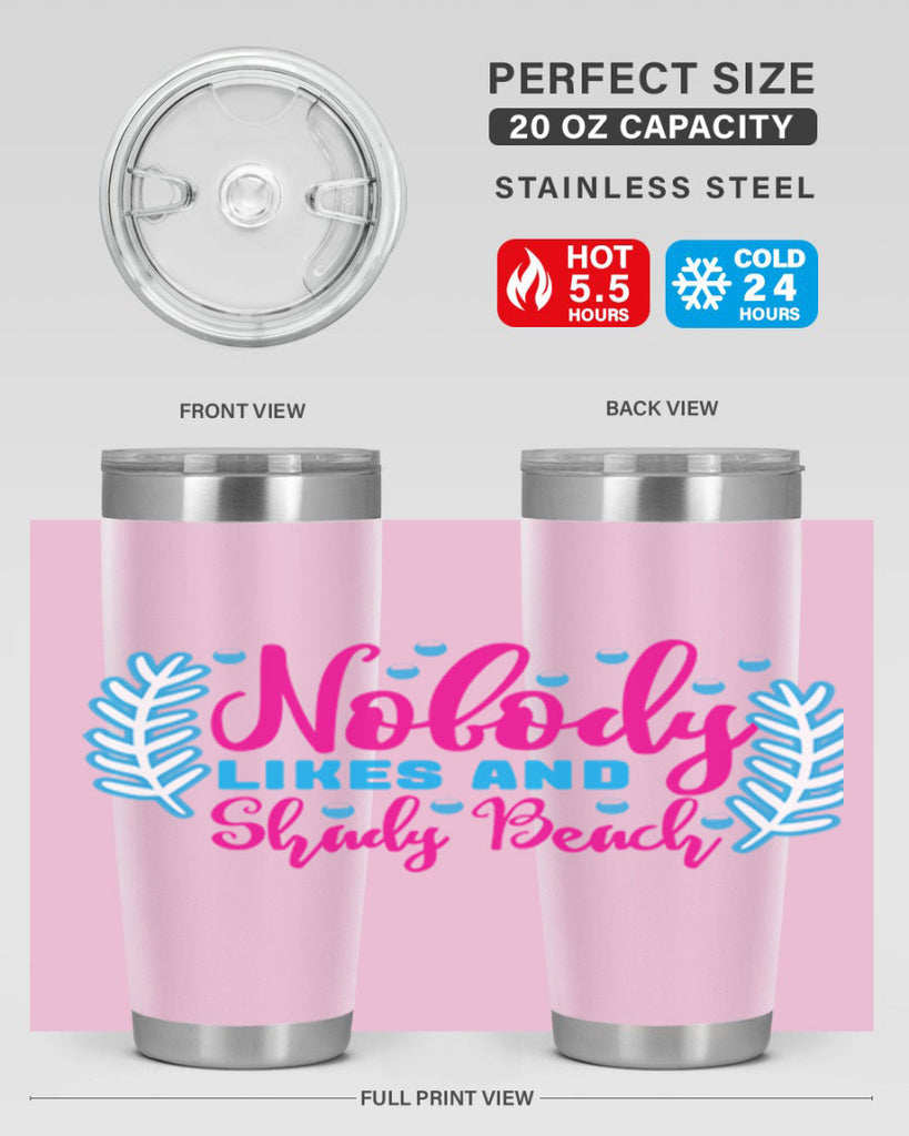 nobody likes and shady beach 520#- mermaid- Tumbler