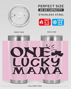 one lucky mama Style 34#- autism- Tumbler