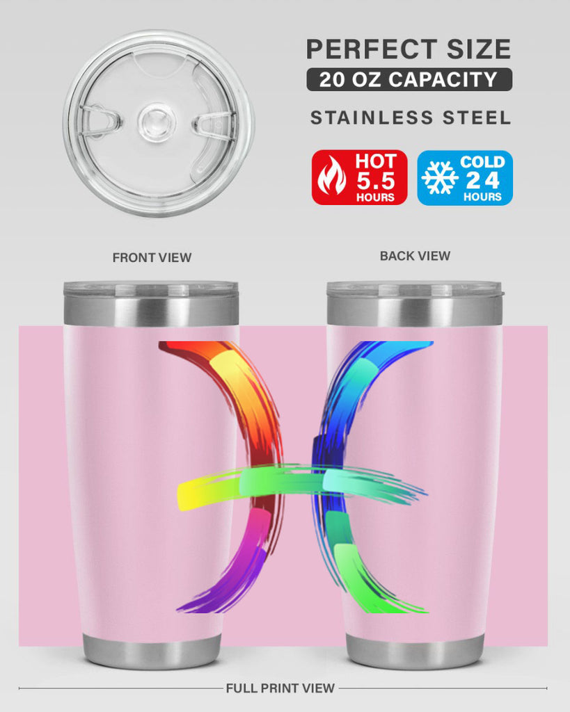 pisces 370#- zodiac- Tumbler