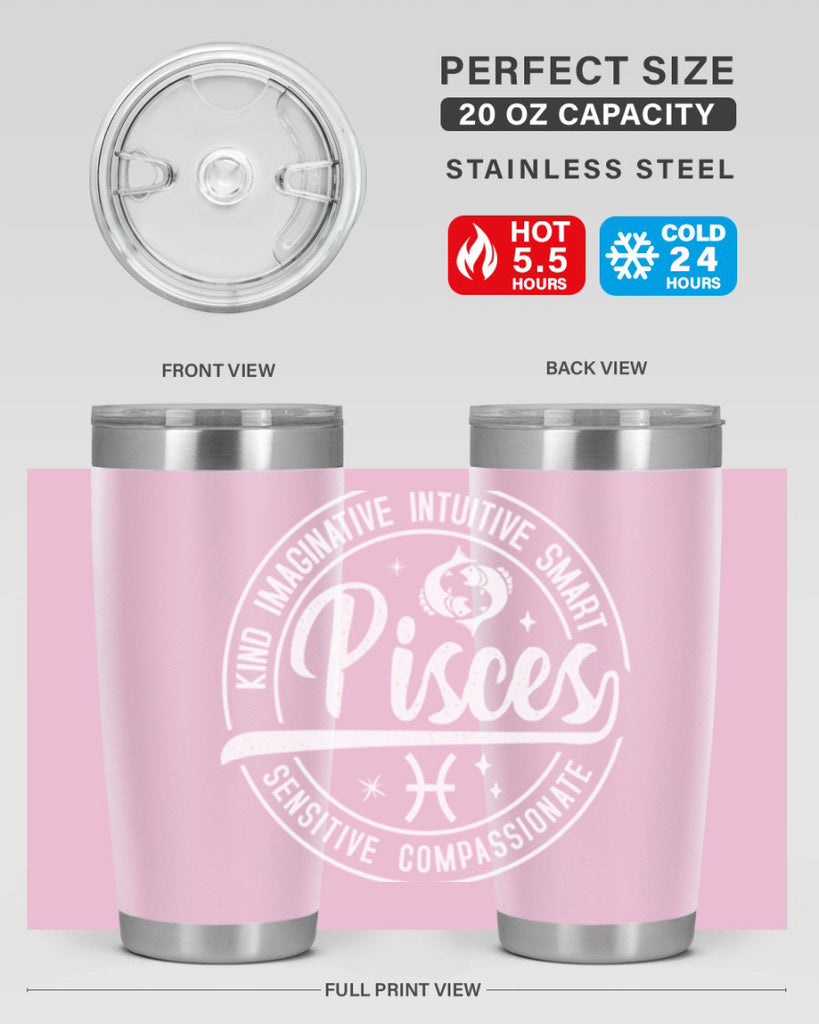 pisces 374#- zodiac- Tumbler