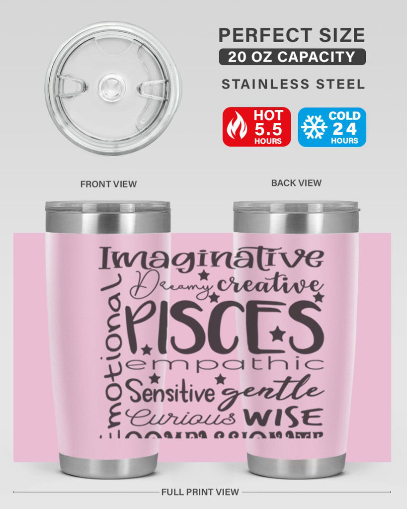 pisces 570#- zodiac- Tumbler