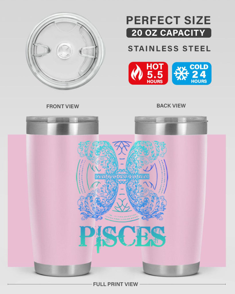pisces Zodiac 381#- zodiac- Tumbler