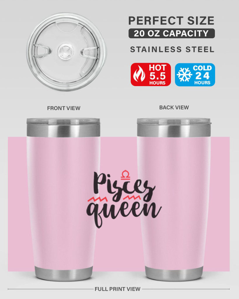 pisces queen 368#- zodiac- Tumbler