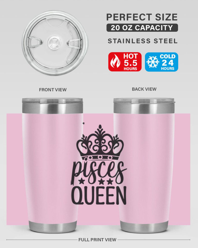 pisces queen 376#- zodiac- Tumbler