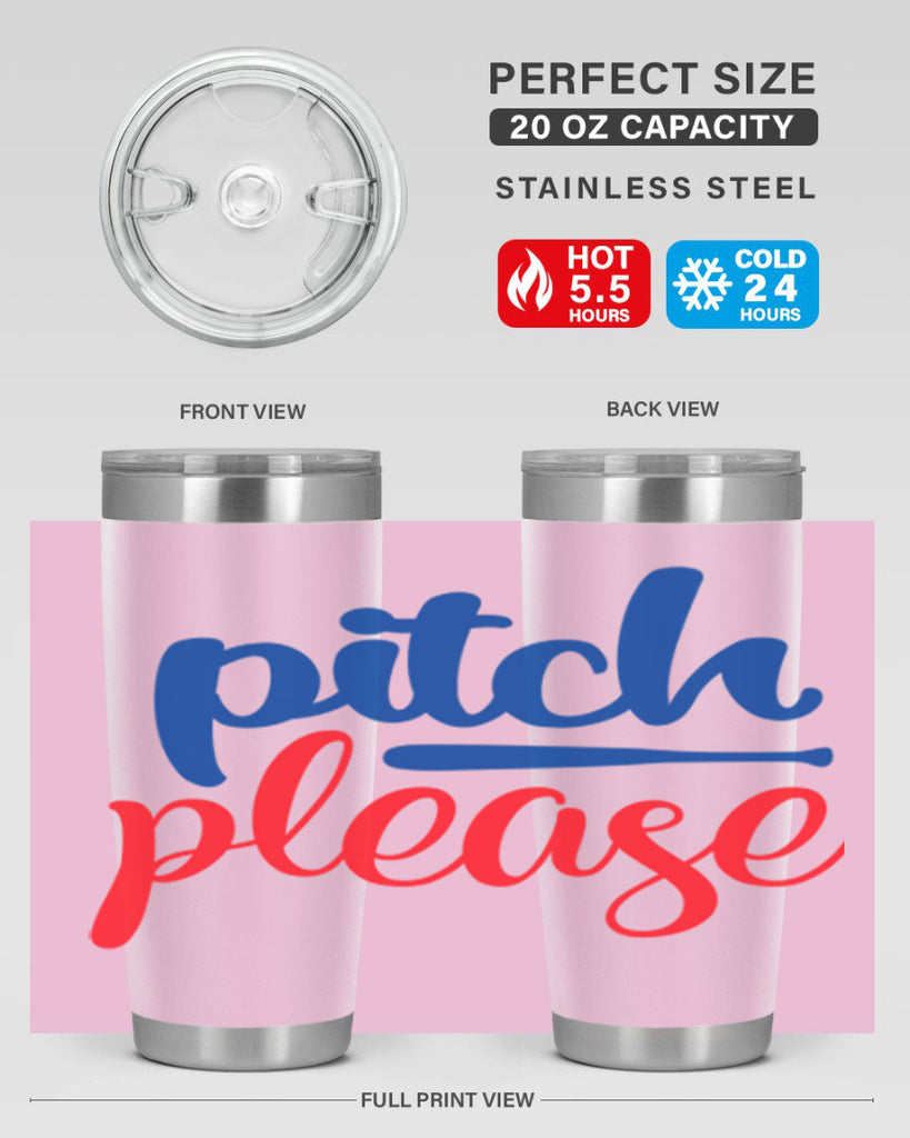 pitch please 2048#- baseball- Tumbler