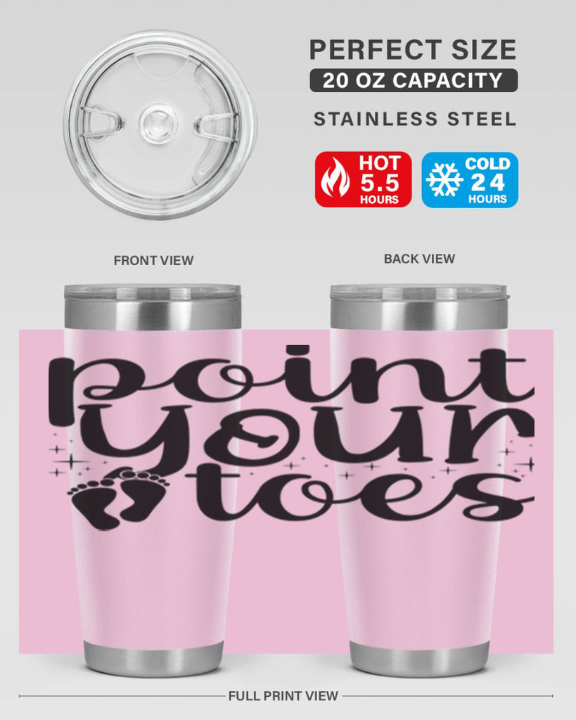 point your toes67#- ballet- Tumbler