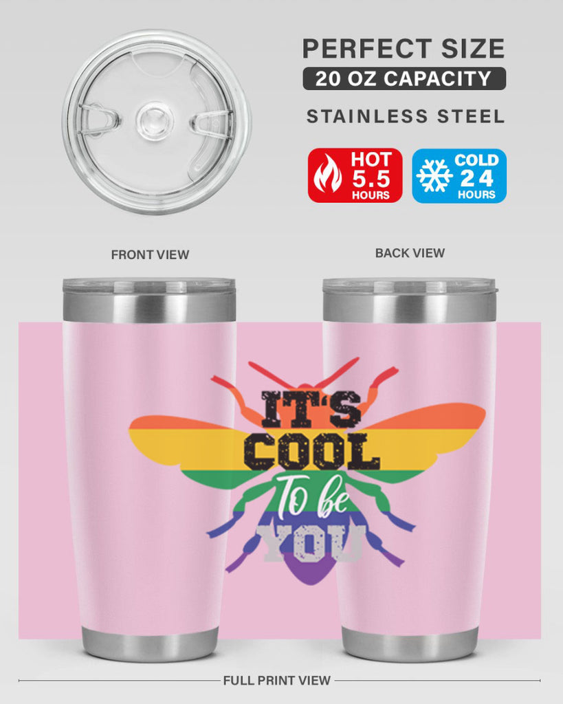 pride bee cool 70#- lgbt- Tumbler
