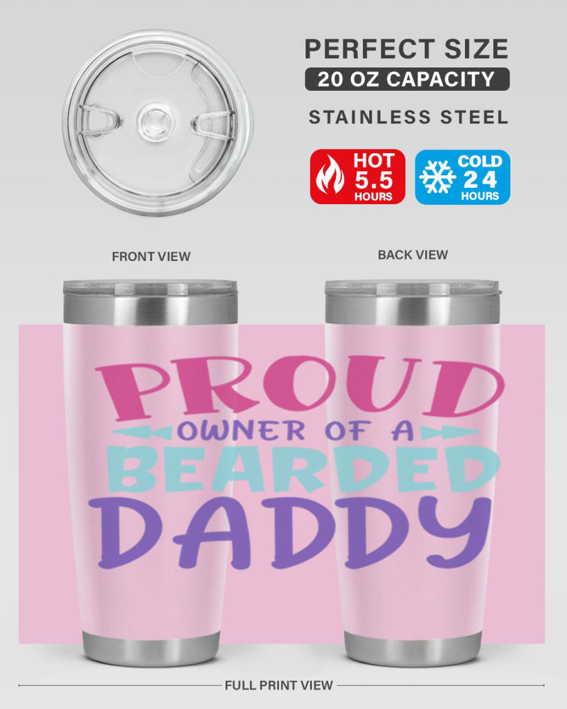 proud owner of a bearded daddy Style 202#- baby- tumbler