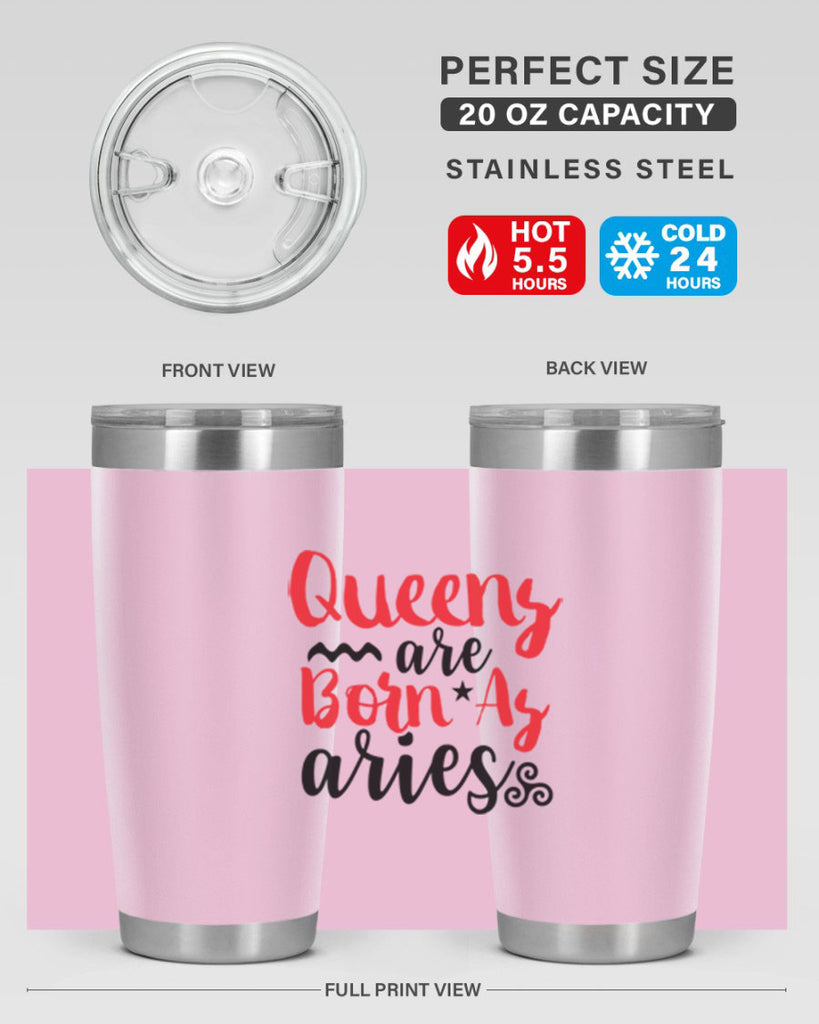 queens Are Born As Aries 384#- zodiac- Tumbler