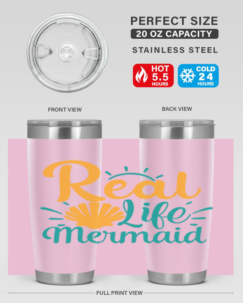 real life mermaid Style 79#- summer- Tumbler