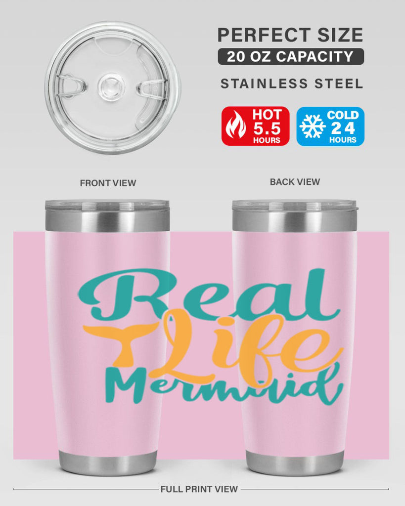 real life mermaid Style 80#- summer- Tumbler