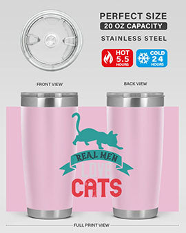 real man love cats o Style 112#- cat- Tumbler
