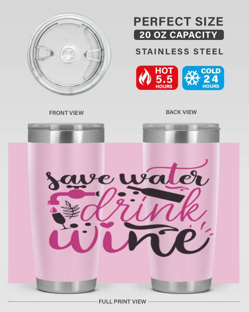 save water drink wine 170#- wine- Tumbler