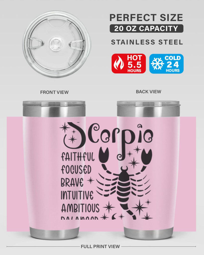 scorpio 431#- zodiac- Tumbler