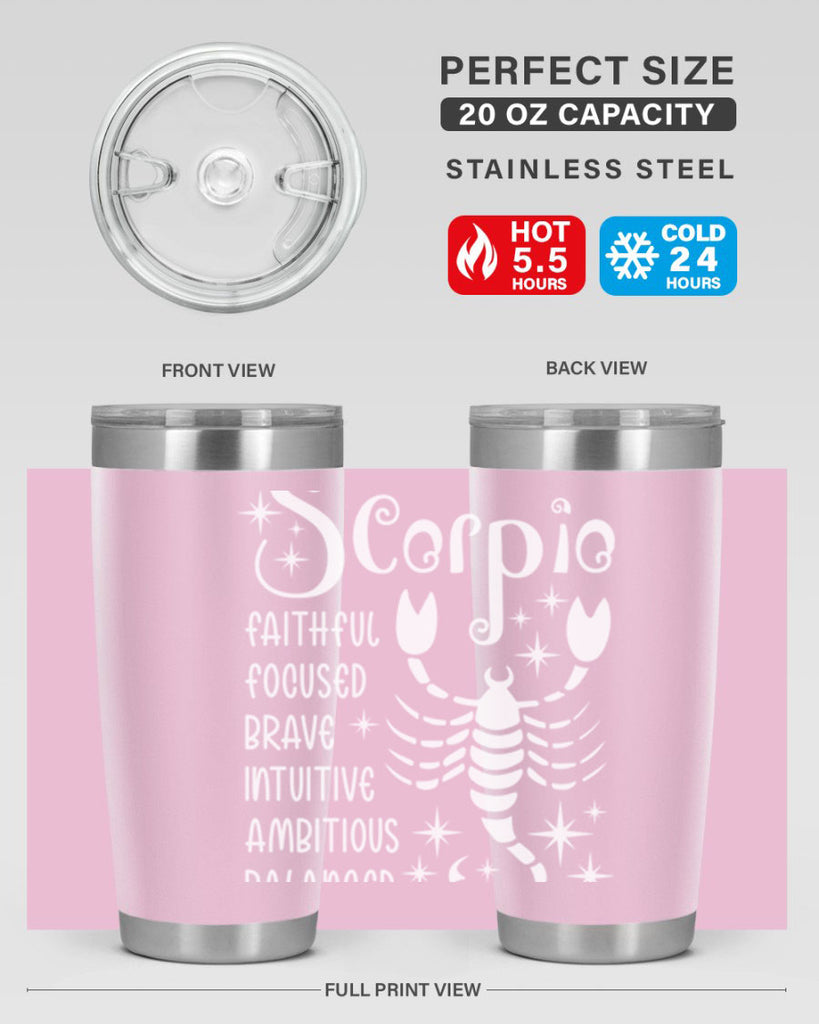 scorpio 435#- zodiac- Tumbler
