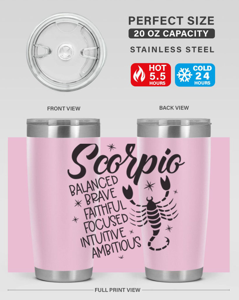 scorpio 436#- zodiac- Tumbler