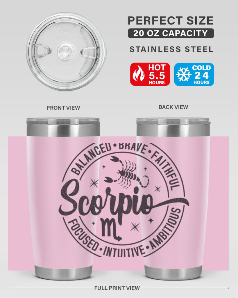 scorpio 438#- zodiac- Tumbler