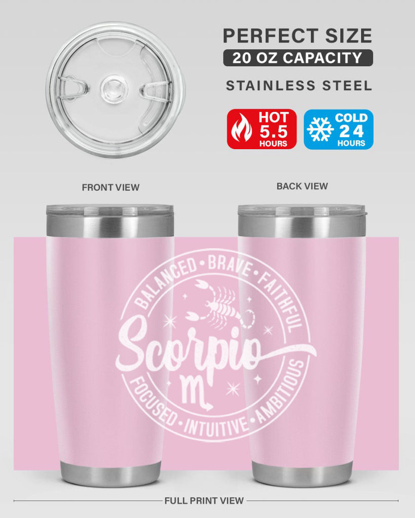 scorpio 439#- zodiac- Tumbler