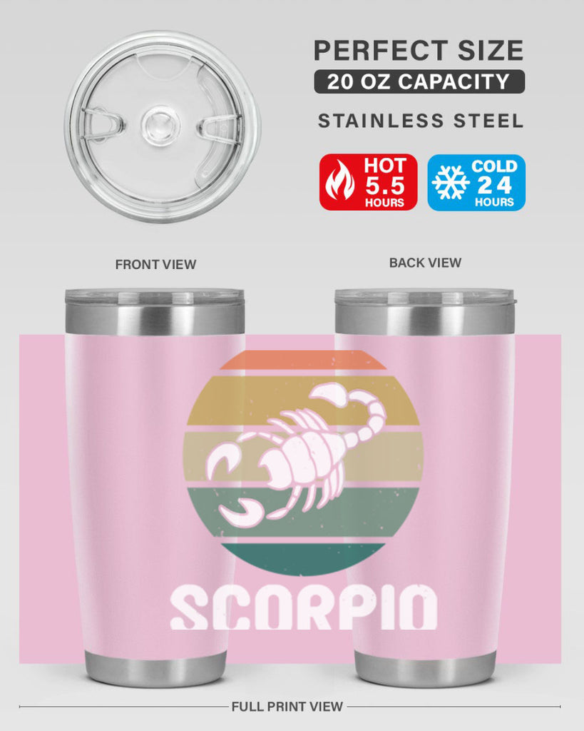 scorpio 451#- zodiac- Tumbler