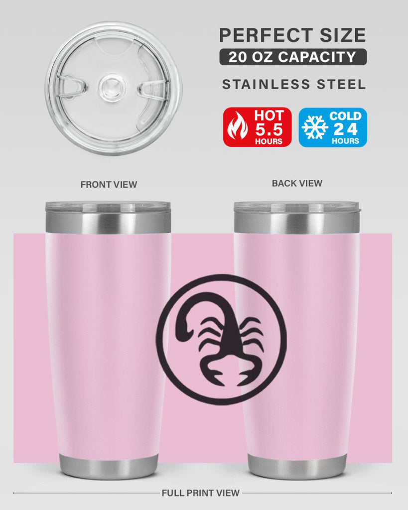 scorpio 452#- zodiac- Tumbler