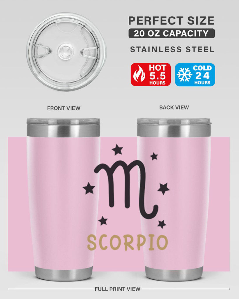 scorpio 455#- zodiac- Tumbler