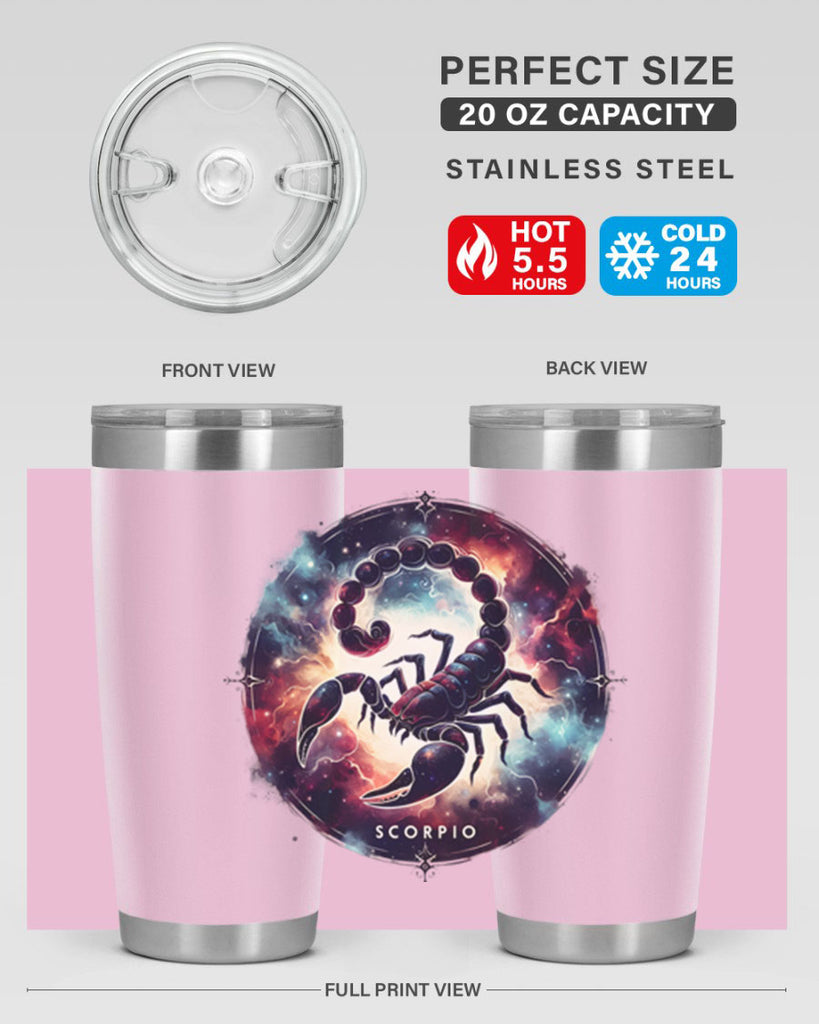 scorpio 460#- zodiac- Tumbler