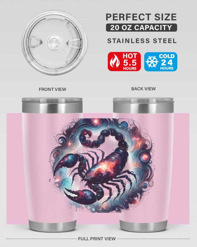 scorpio 462#- zodiac- Tumbler