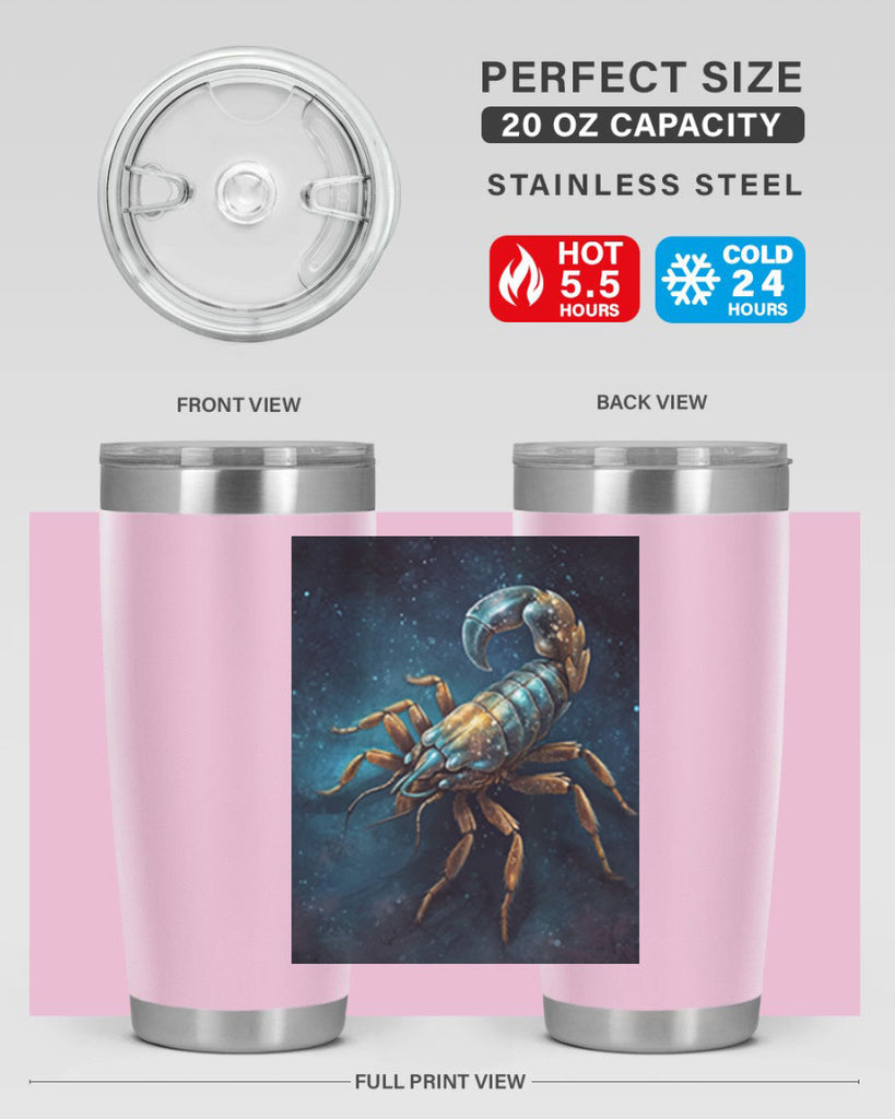 scorpio 46#- zodiac- Tumbler