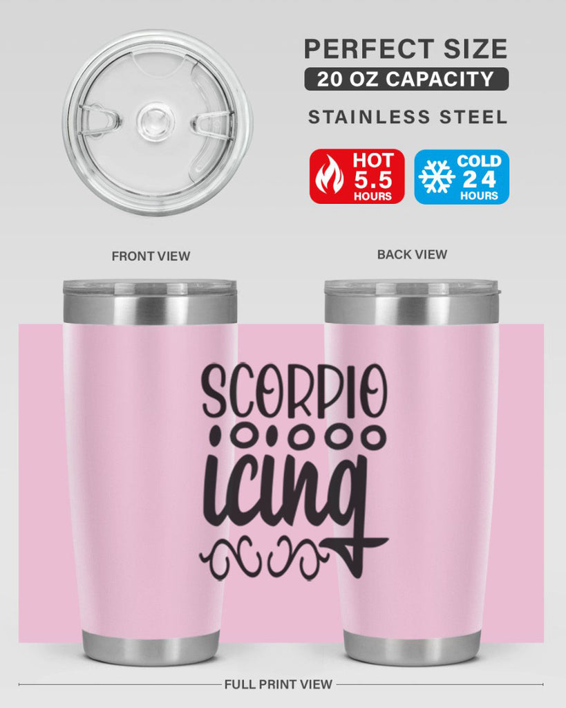 scorpio icing 441#- zodiac- Tumbler