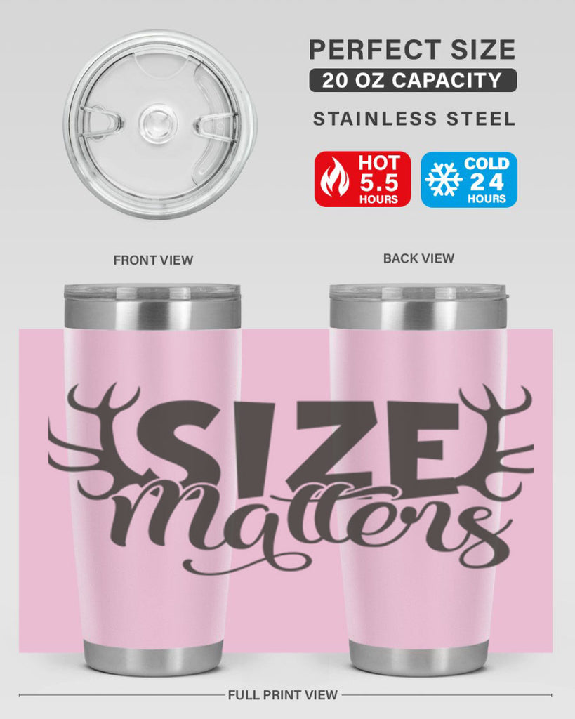 size matters 2#- hunting- Tumbler