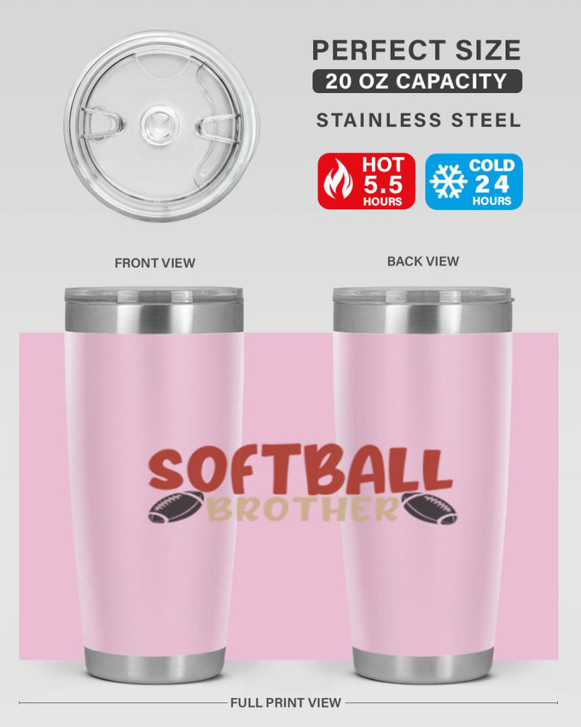 softball brother 2276#- softball- Tumbler