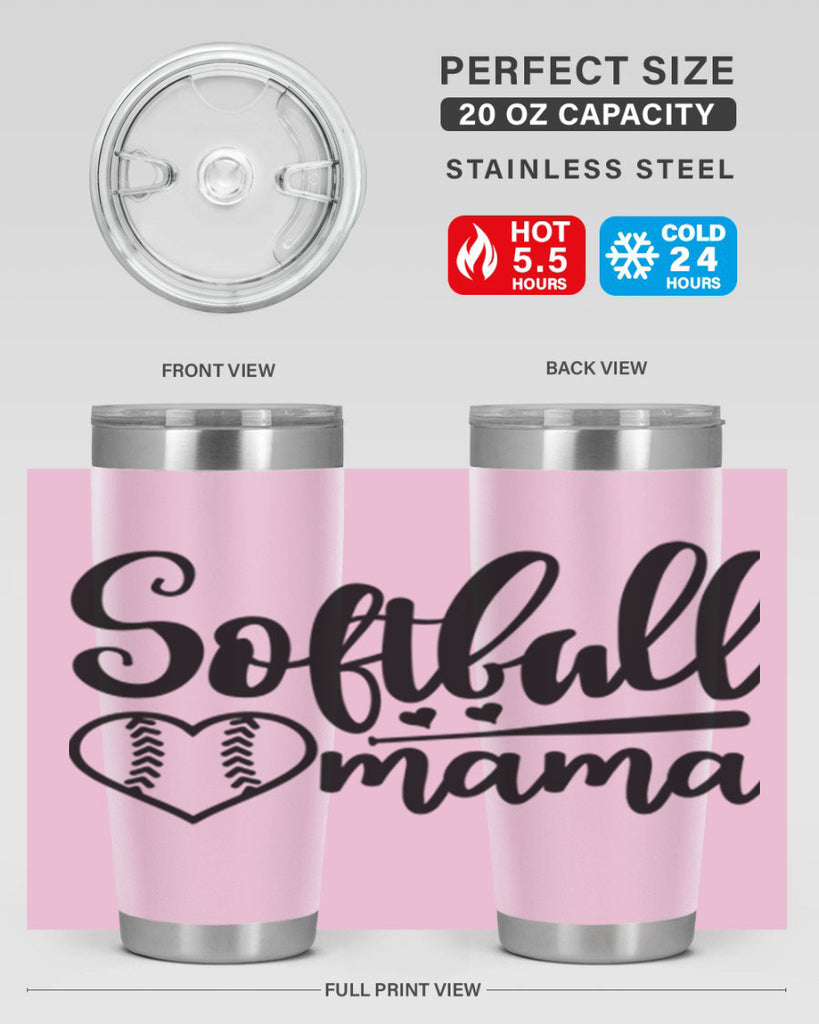 softball mama 2274#- softball- Tumbler