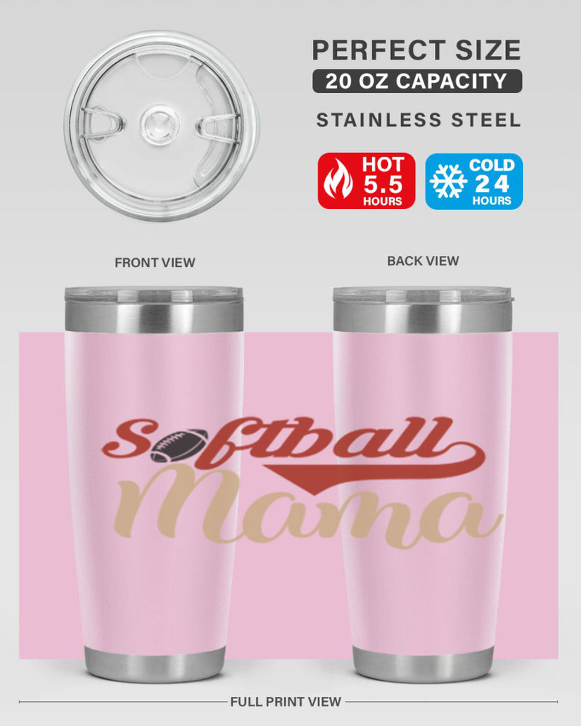 softball mama 2275#- softball- Tumbler