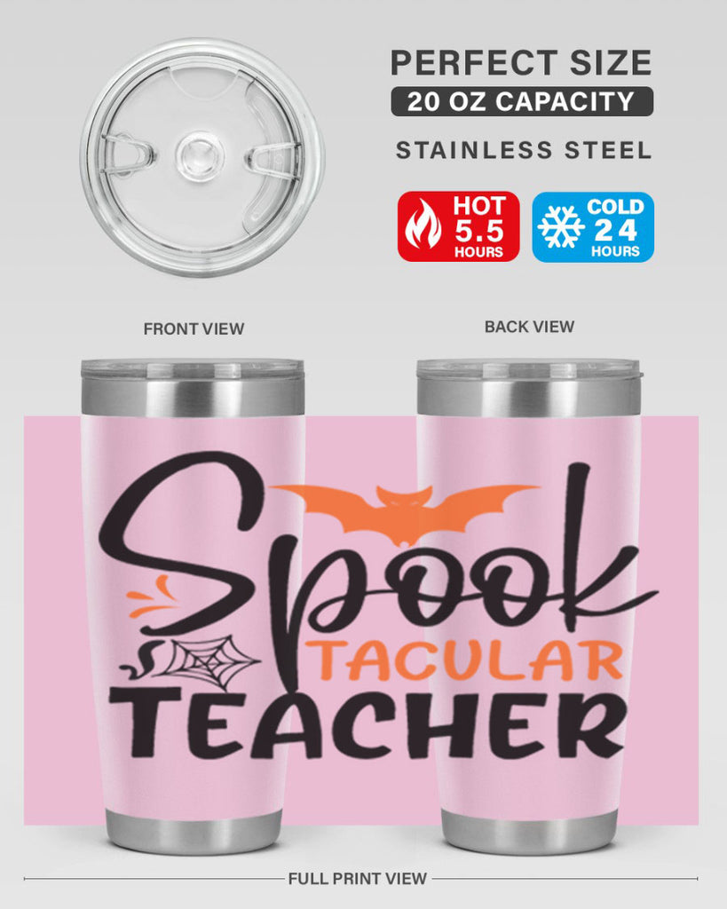 spooktacular teacher 106#- halloween- Tumbler