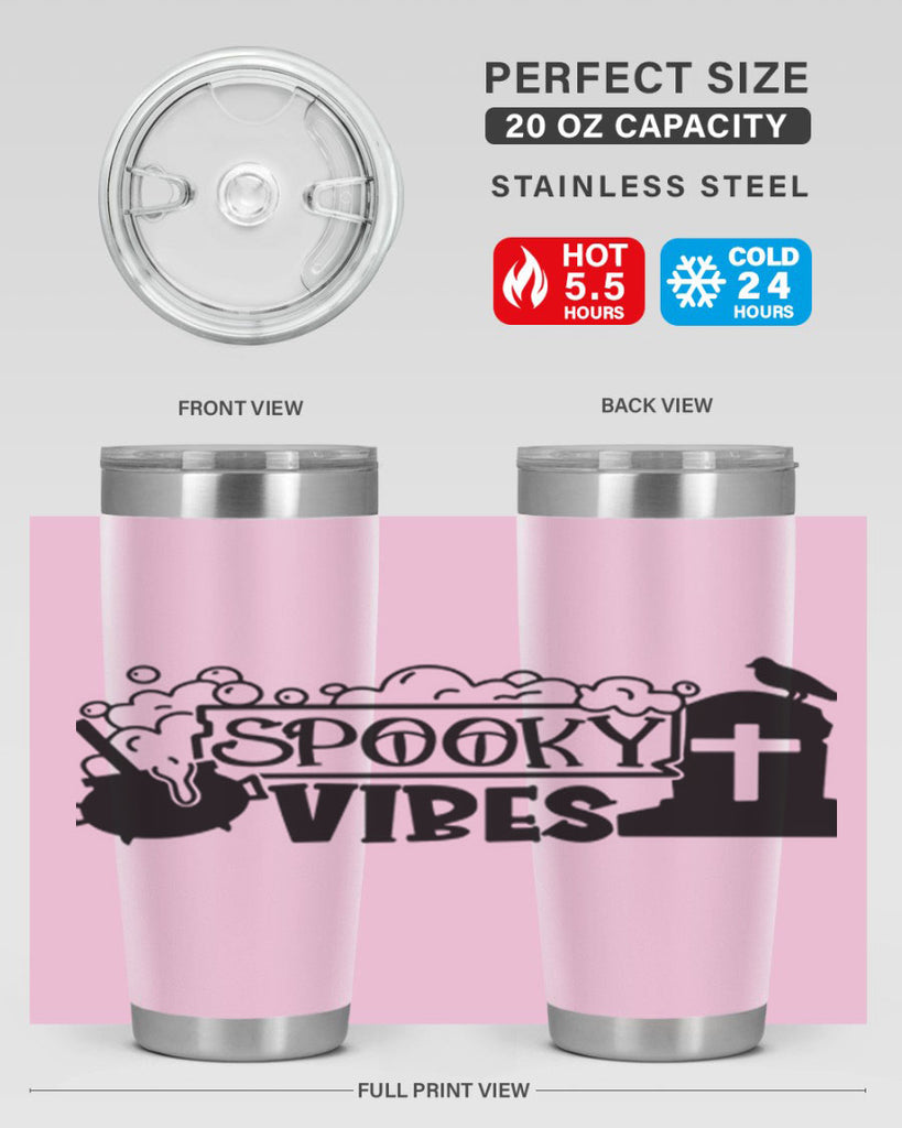 spooky vibes 20#- halloween- Tumbler