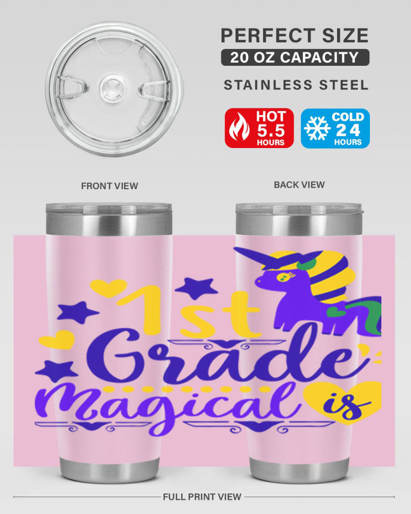 st grade magical 63#- mardi gras- Tumbler