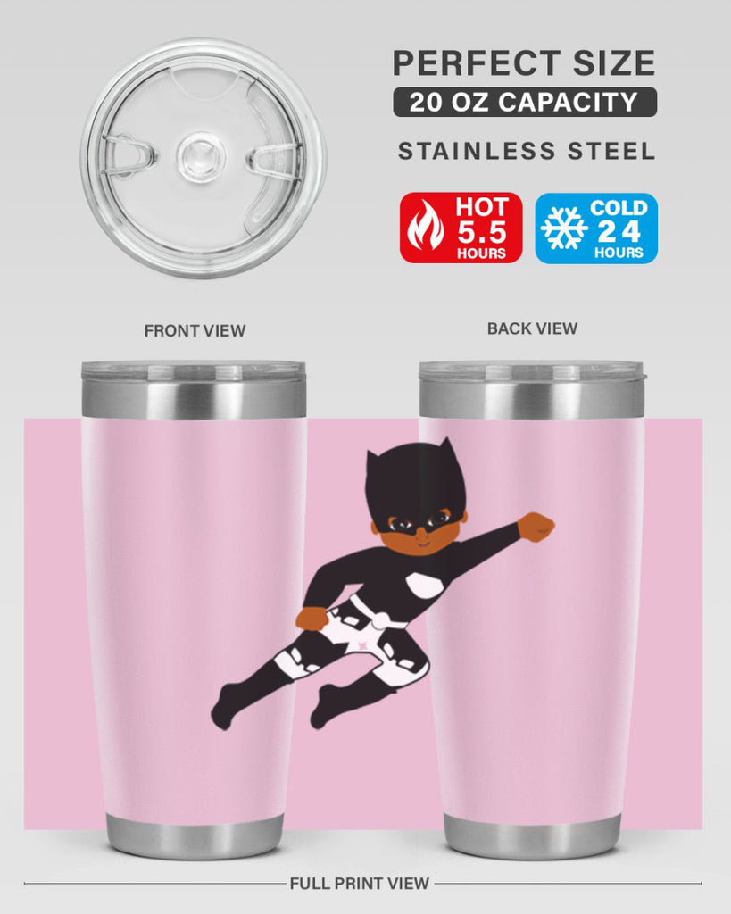super kid 13#- black men - boys- tumbler