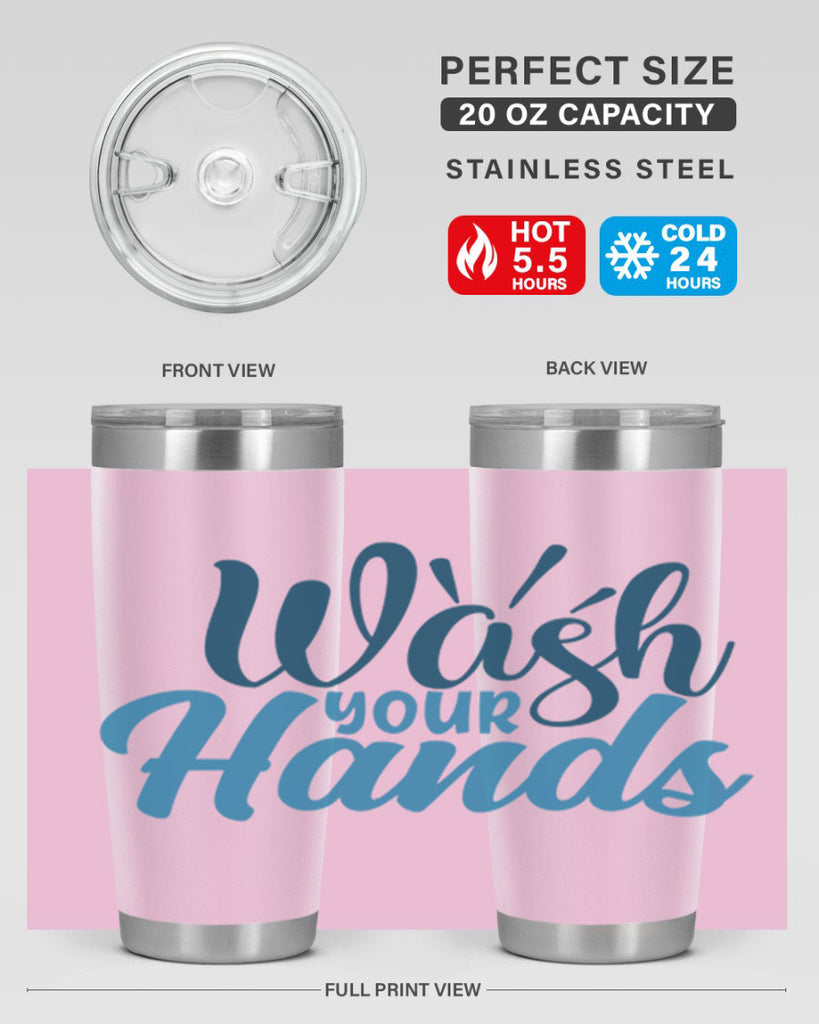 wash your hands 52#- bathroom- Tumbler