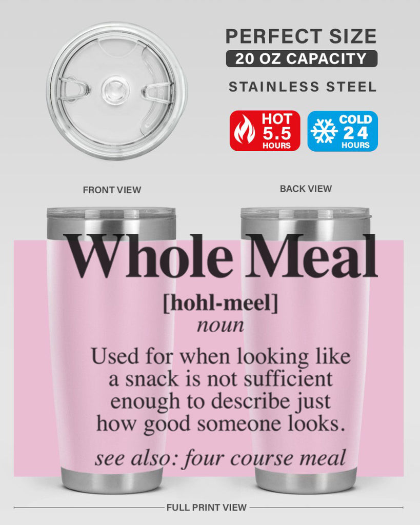 whole meal 10#- black words phrases- Cotton Tank