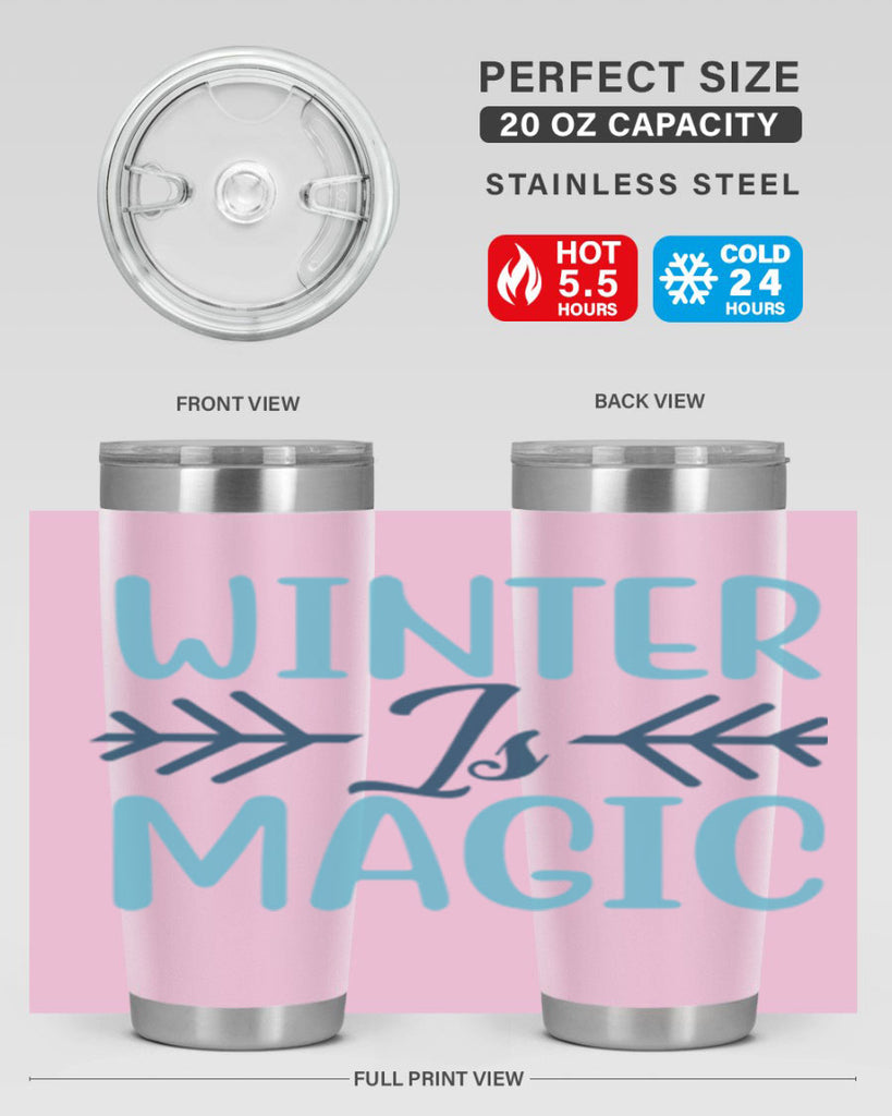 winter is magic 506#- winter- Tumbler