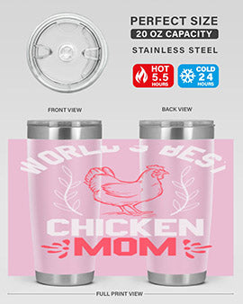 world’s best chicken mom Style 1#- chicken- Tumbler