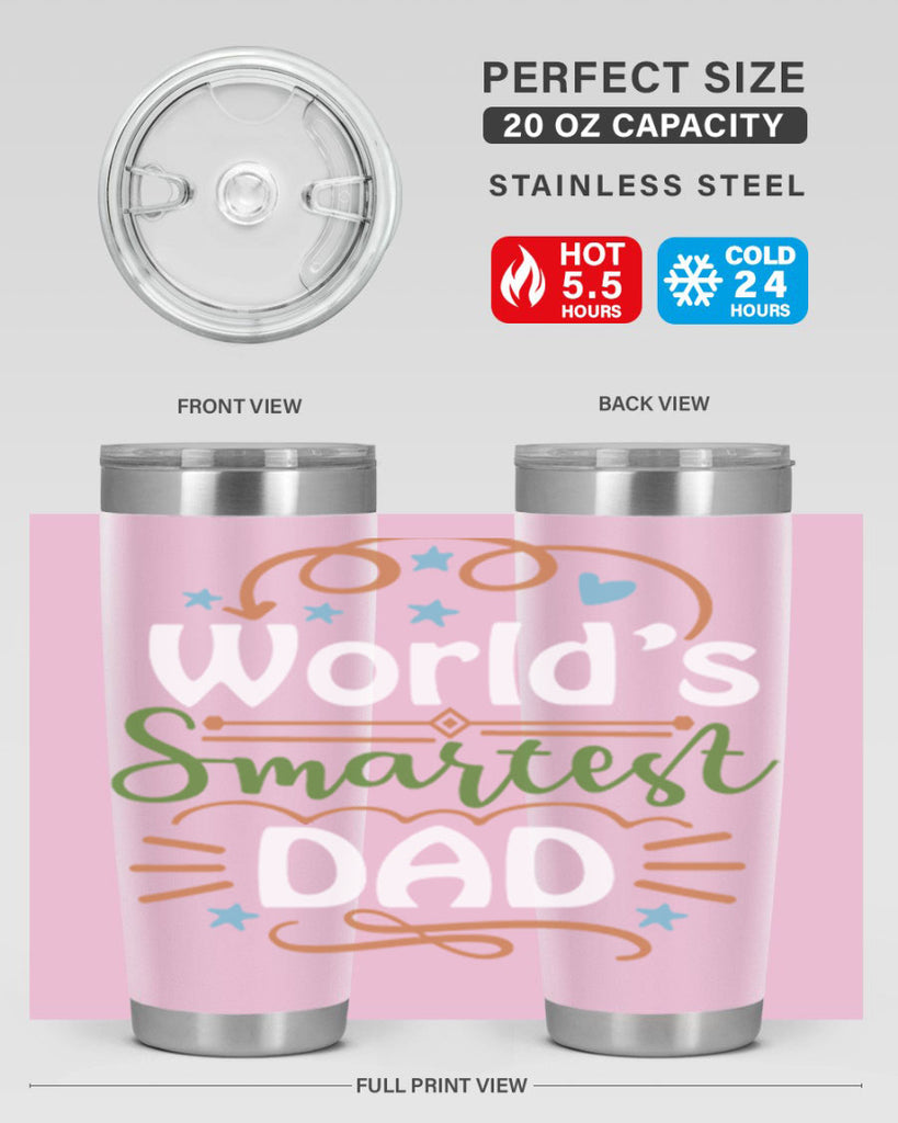 world’s smartest dad 2#- fathers day- Tumbler